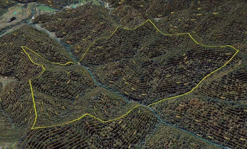 027 Breathitt 190 Land ID map zoomed in 3D