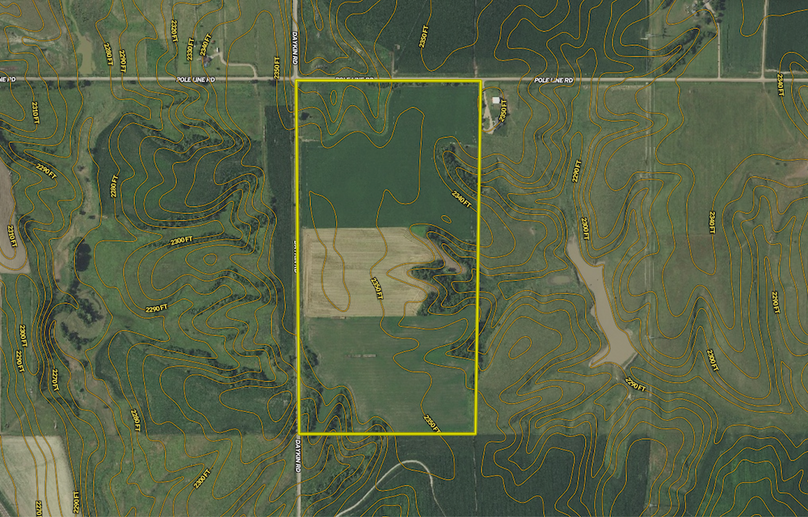Buffalo NE 401.38.aerial.Tract 2 contour