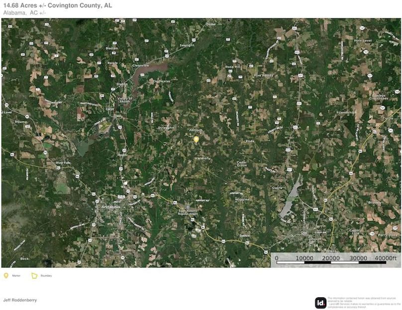 Extended Aerial #1 - 14.68 Acres Covington, AL