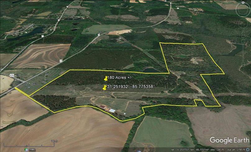 Aerial #2 Approx. 180 Acres Dale County, AL