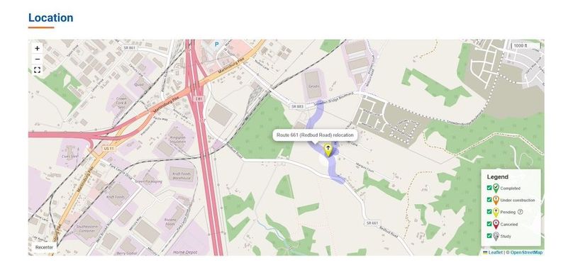 Frederick 21.50 Redbud Rd Relocation Location