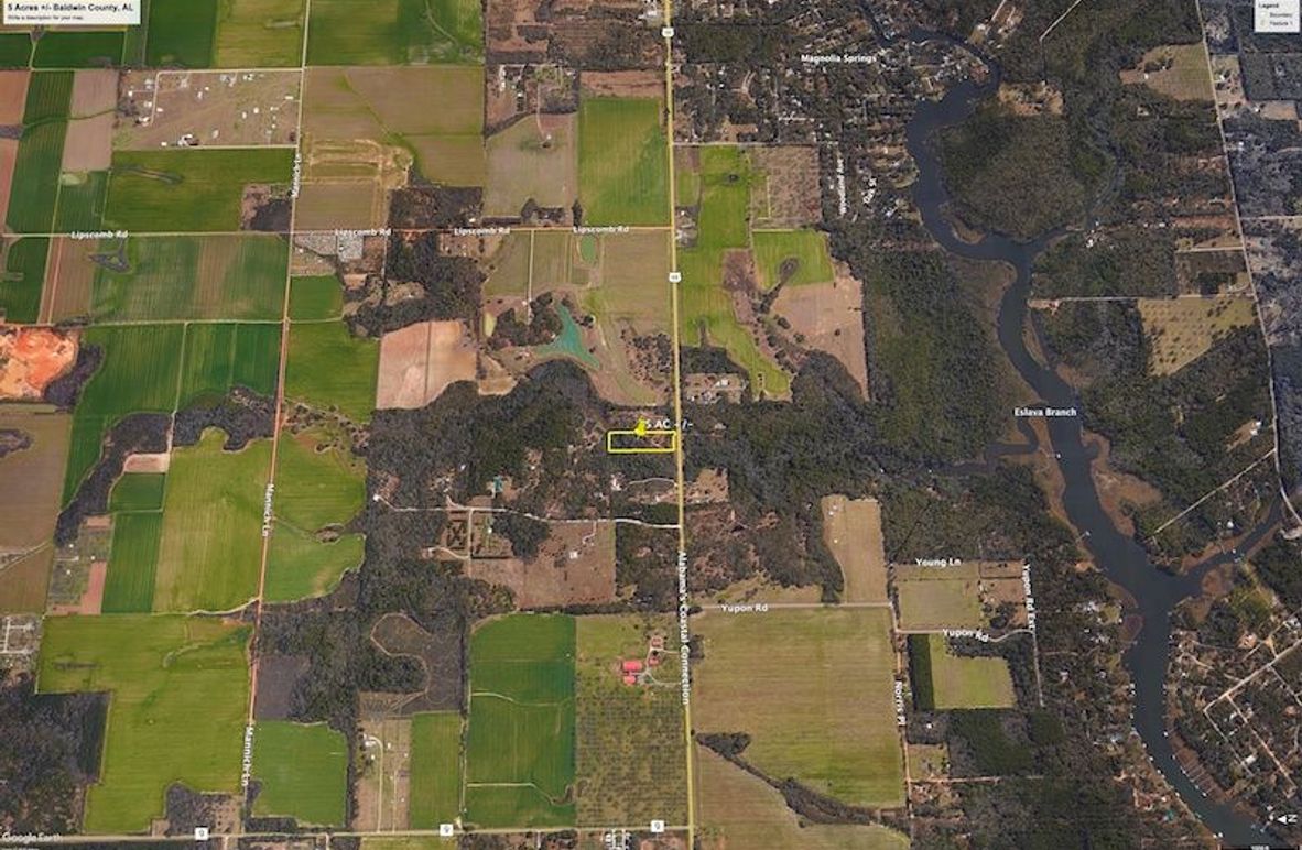 Aerial #2 Approx. 5 Acres Baldwin County, AL