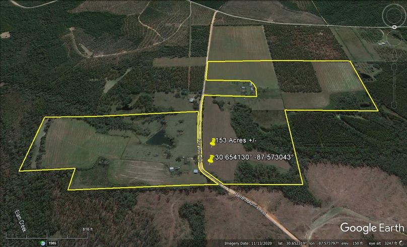 Aerial #4 Approx. 153 Acres Baldwin County, AL