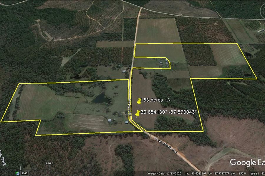 Aerial #4 Approx. 153 Acres Baldwin County, AL