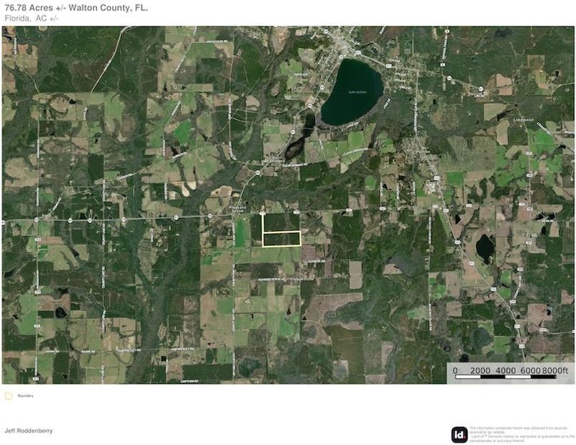 Aerial #2 - 76.78 Acres - Walton, FL - Infinite Velocity Trust
