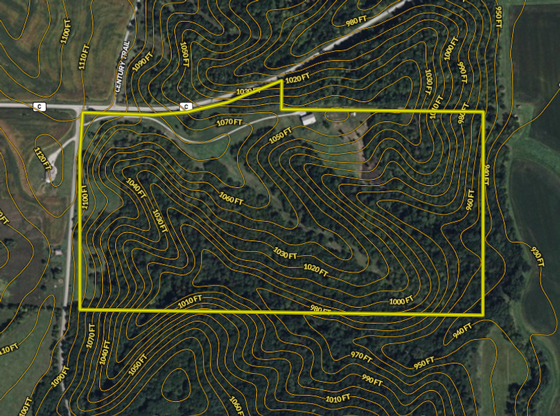 CONTOUR - NODAWAY CO MO 80