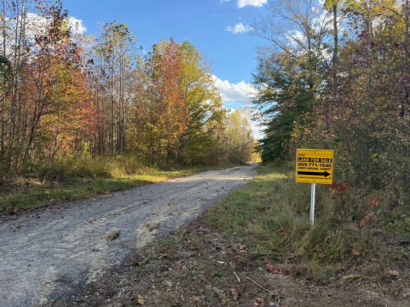 001 the road frontage near the entrance along the east boundary