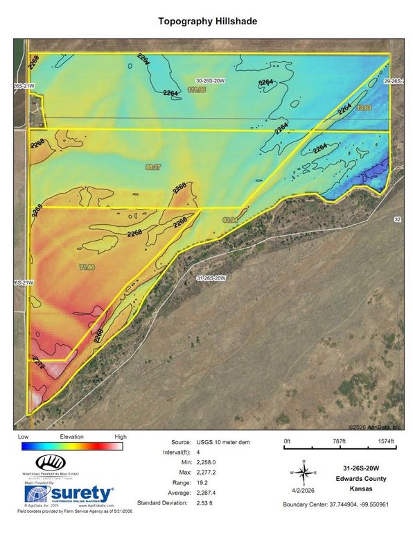 Edwards Arrow 341.4 Hillshade