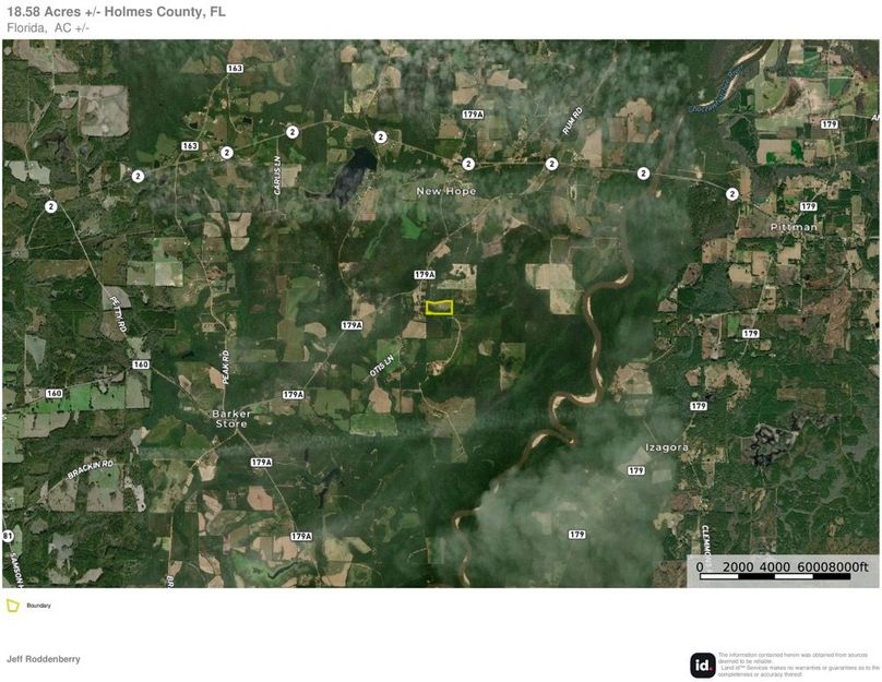 Aerial #2 - 18.58 Acres Holmes County, FL - OHM Springs, Inc.