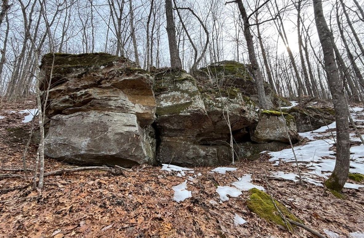 003 cool rock feature in the upper elevations of the eastern part of the property