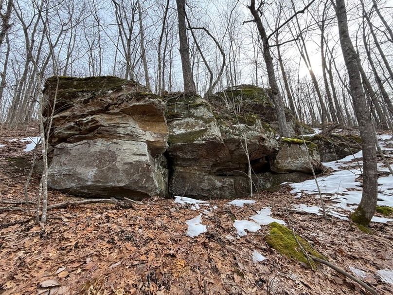 003 cool rock feature in the upper elevations of the eastern part of the property