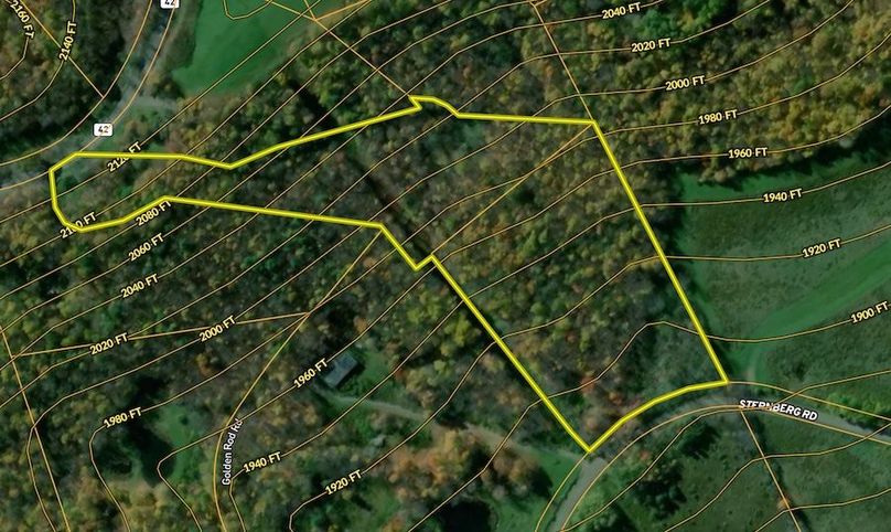 Schoharie Co 9.4 Macallister Contour lines