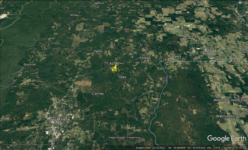 Aerial #6 Approx. 71 Acres Baldwin County, AL