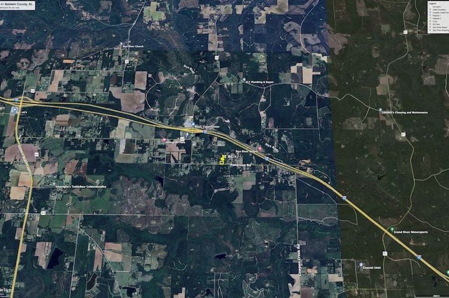 Aerial #2 Approx. 2 Acres Baldwin County, AL