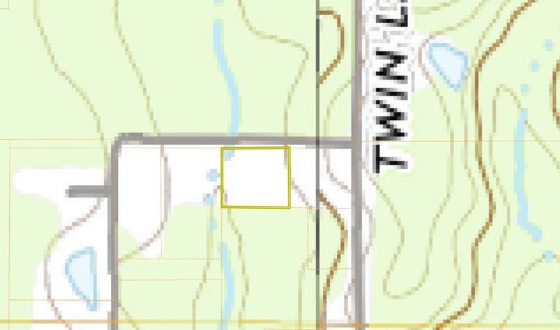 Caldwell home and acre. Ferguson  topo