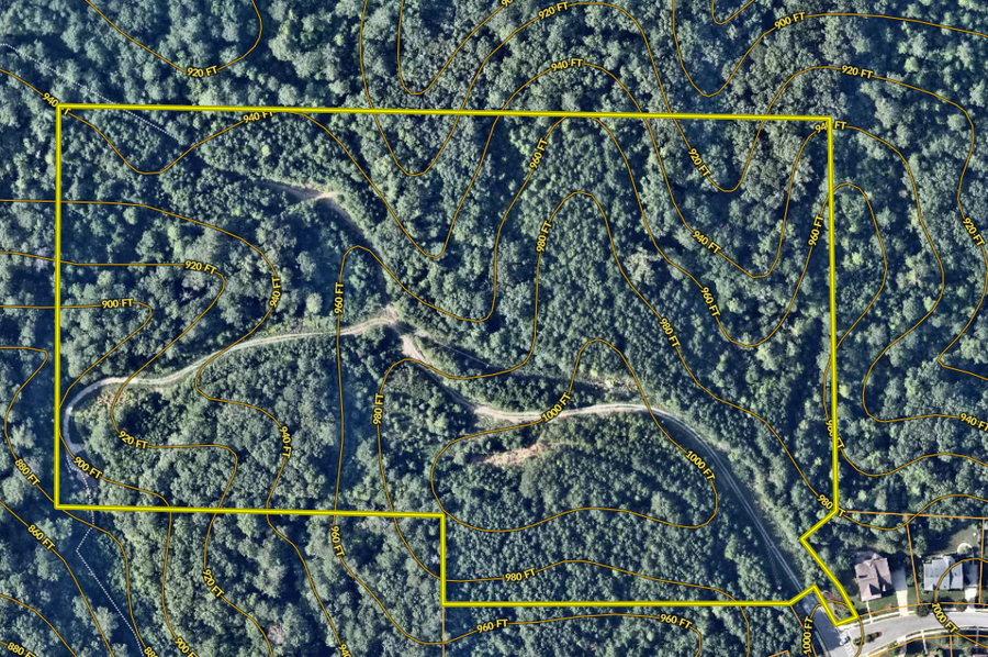 Cherokee County 21.98 acres map1