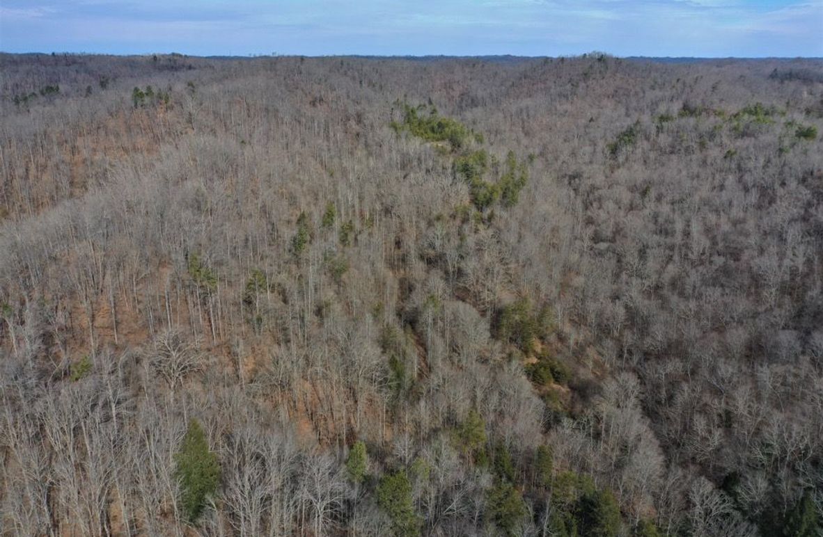 003 aerial drone shot from the south boundary looking north