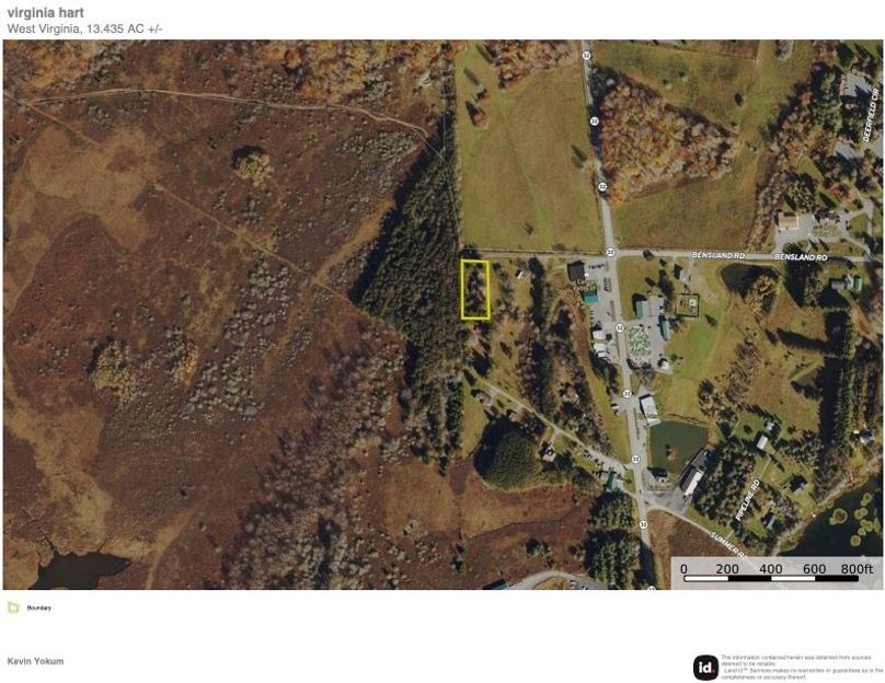 Tucker Co WV 0.7 house Debra Judy map 4 adjacent to state park copy