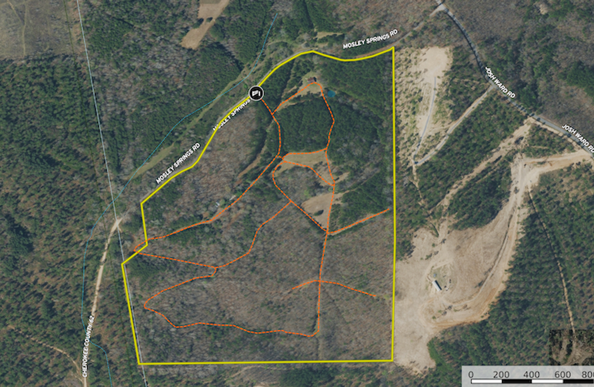 Aerial Map - Chattooga 65.7 Ac.