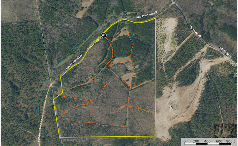 Aerial Map - Chattooga 65.7 Ac.