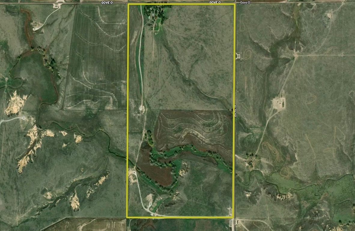 Print - Ranch On Plum Creek In Western Kansas | Whitetail Properties