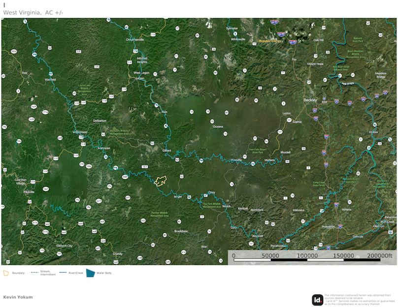 mcdowell co wv 2515 Addison map 4 overview