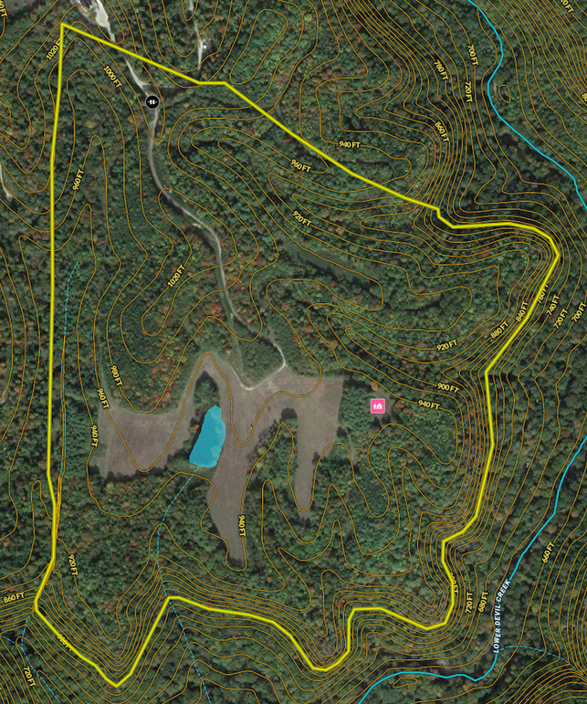 037 mapping overview with contours