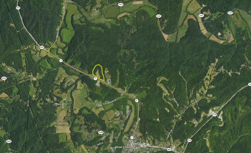 025 Morgan 18 Land ID aerial map zoomed out