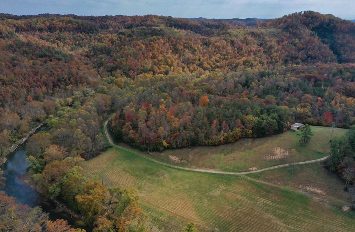 002 aerial drone shot of the middle and east end of the property-2