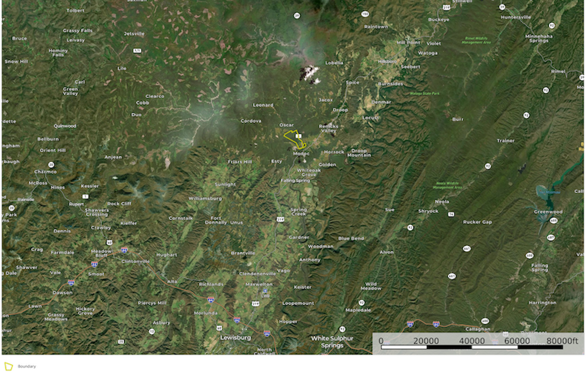 Greenbrier WV 762 Aerial 01