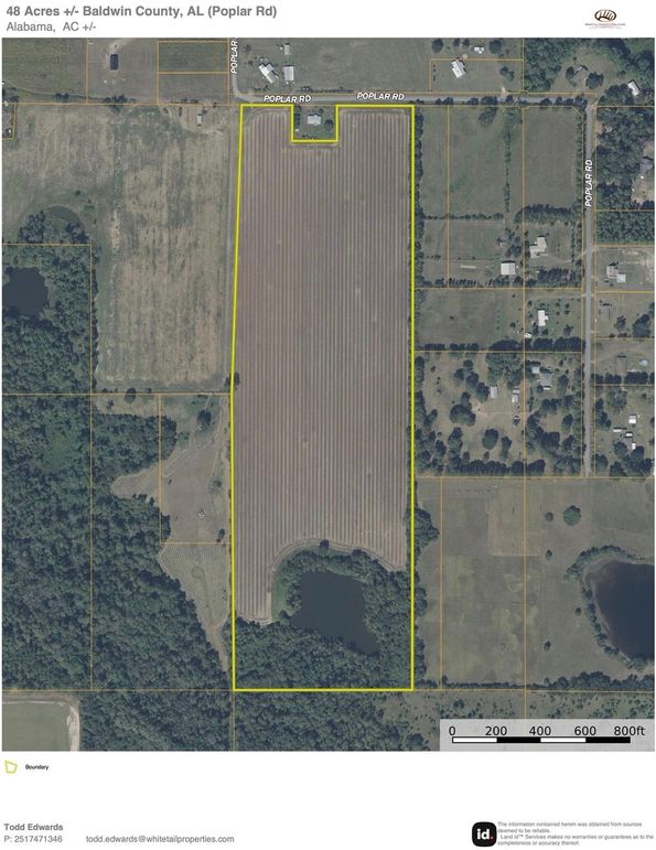 Aerial #1 Approximately 48 Acres Baldwin County, AL