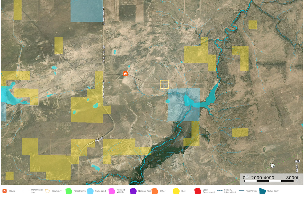 Huerfano, CO Driscoll Split 7 - Aerial 1