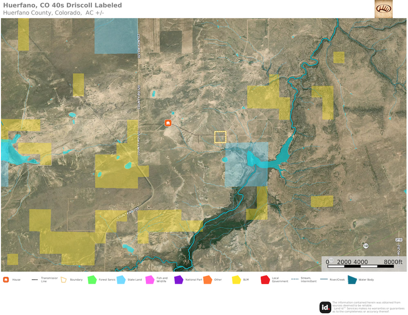 Huerfano, CO Driscoll Split 7 - Aerial 1