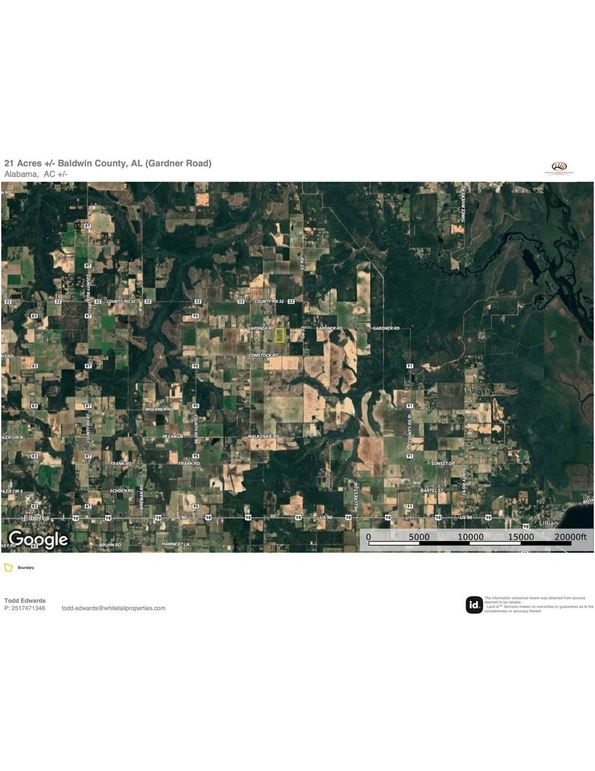 Aerial #2 Approx. 21 Acres Baldwin County, AL