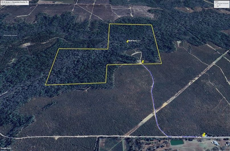 Aerial #3 Approx. 98.69 Acres Escambia County, FL