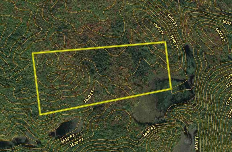 Franklin County NY 52.6 Bigtooth Properties Contour Map