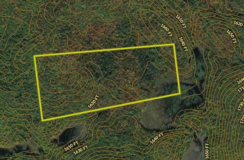 Franklin County NY 52.6 Bigtooth Properties Contour Map