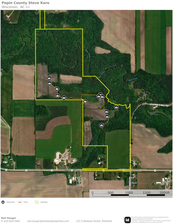 Pepin 120 outline aerial