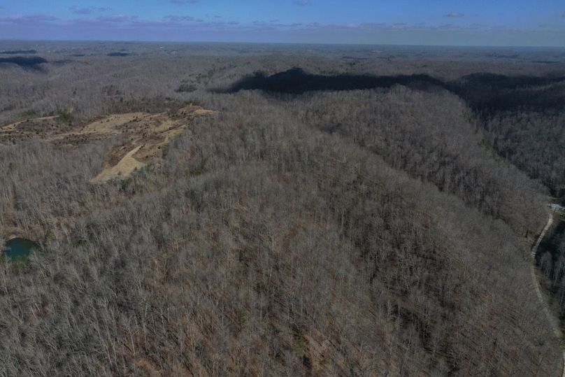 001 aerial drone shot from the south boundary looking north