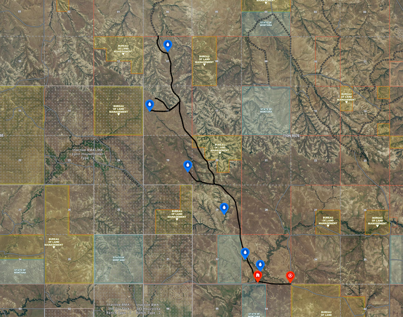 PC Ranch LLC OnX Map