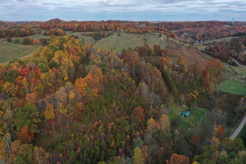 021 a low elevation aerial drone shot from the south boundary