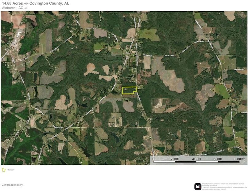 Aerial #2 - 14.68 Acres Covington, AL - Pritchett