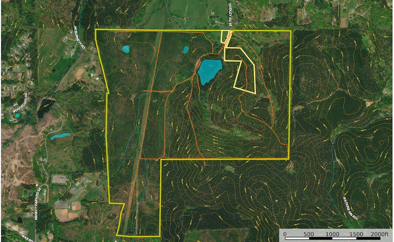 Contour Map Floyd 277