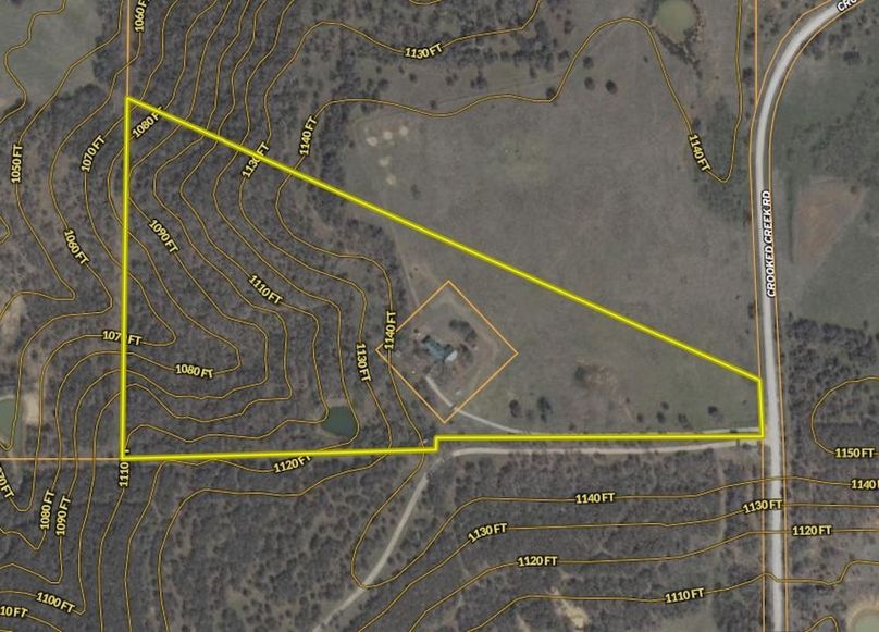 New Crooked Creek Map With Contours