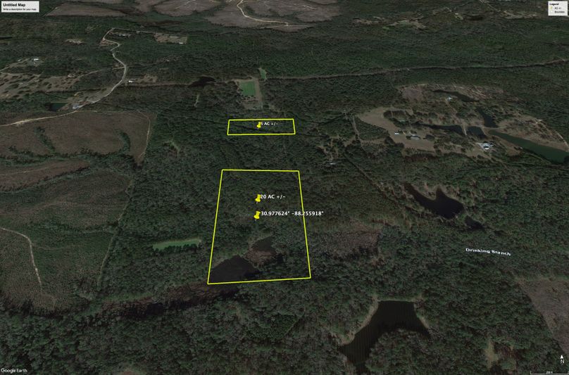 Aerial #2 Approx. 25 Acres Mobile County, AL