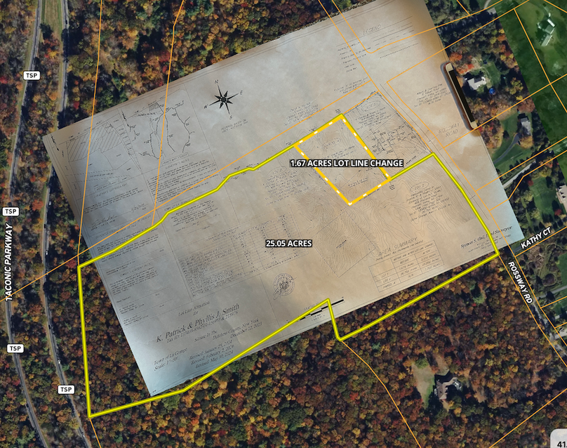 Dutchess co 25.05 lot line map overlay