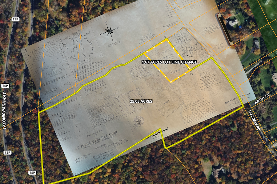 Dutchess co 25.05 lot line map overlay