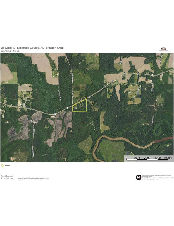 Aerial #2 Approx. 26 Acres Escambia County, AL