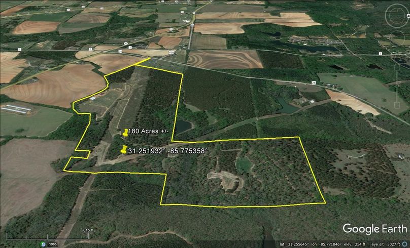 Aerial #5 Approx. 180 Acres Dale County, AL