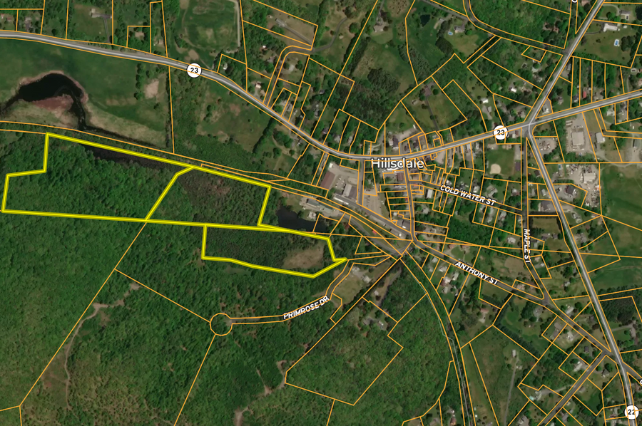 Columbia Co 40.25+_- acres Dean Town map